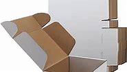 RLAVBL 12x9x4 Inches Shipping Boxes Set of 20, White Small Corrugated Cardboard Box, Mailer Boxes for Packing Small Business