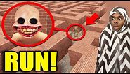 If You See This SMILING MAN In a Maze, RUN AWAY FAST!!