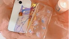 clear laser pink iphone XR