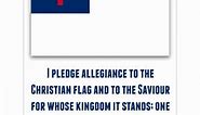 Pledge to the Christian Flag - Ministry-To-Children