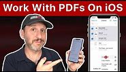 How To Work With PDFs On An iPhone or iPad
