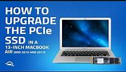 How to Upgrade the SSD in a 13-inch MacBook Air (Mid 2013 – Mid 2017) MacBookAir6,2 MacBookAir7,2