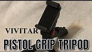 VIVITAR Pistol Grip Tripod Product Review | Affordable Running Tripods