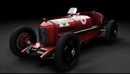 Assetto Corsa: 1924 Alfa Romeo P2 at High Force