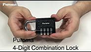 User Guide - How to Set and Reset Puroma 4 Digit Combination Lock - Official Ver.