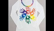 How to make Kids Hand Printed T-Shirt Design – Derivan Fabric Art Paint