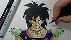 How to draw!! BROLY 2018 | EASY TUTORIAL | Step by Step!