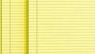 MSKKSM Legal Pads 8.5 x 11, 2 Pack Yellow Note Pads 8.5 x 11 Writing Pads, Wide Ruled Legal Notepads, Lined Pads of Paper Yellow Paper Pads, 30 Sheets Per Notepad for School, Home, Office, Business