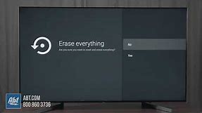 How To Factory Reset Your Sony TV - 2018