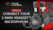 How To Connect 3.5 mm Gaming Headset Microphone🎧🎙️