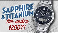Sapphire and Titanium for Under $200?! Casio Lineage LCW-M100-TSE-1AJF.