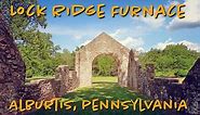 The ruins of Lock Ridge Furnace - Alburtis, Pennsylvania