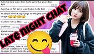 Sweet and Romantic WhatsApp Chats: Love Messages for Your Heart❤️|| Virtual Love story 😋