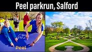Running Peel parkrun, Salford, Greater Manchester. parkrun Tourism. Stunning, Fast, Flat 2 lapper.