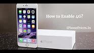How to turn on 4G in iPhone (Enabling LTE in iPhone)