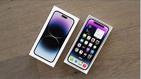 iPhone 14 Pro Max PURPLE - Unboxing & First Look!