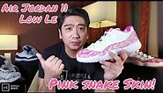 Air Jordan 11 Low LE Pink Snake Skin