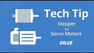 Servo vs Stepper Motors - A Galco TV Tech Tip | Galco