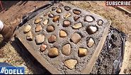 How to Make Decorative Concrete Pavers with Big Rock DIY