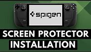 Spigen Steam Deck Glass Screen Protector Installation Guide