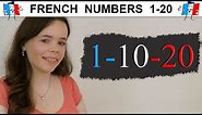 LEARN FRENCH NUMBERS 1-20 | COUNTING TO 20 IN FRENCH