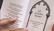 My Gothic Heart is an anthology that celebrates gothic prose and poetry #bookrecs