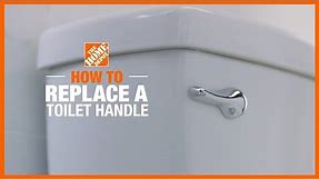 How to Replace a Toilet Handle | Toilet Repair | The Home Depot