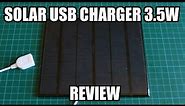 Solar Iphone / Cell phone USB Charger 3.5W REVIEW
