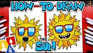 How To Draw A Funny Summer Sun