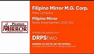 Pilipino Mirror Radio Ad 2022 40s