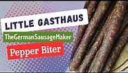 pepper biter air dry and smoket, Pfefferbeisser, Little Gasthaus The German Sausage maker