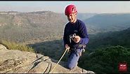 Abseiling for rock climbing tutorial