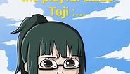jujutsu kaisen meme - pov you holding the playfuk cloud but toji came in #jjk #tojifushiguro