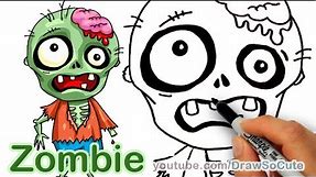 How to Draw a Zombie Easy