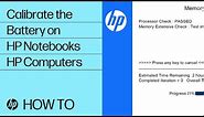 Calibrate the Battery on HP Notebooks | HP Computers | HP Support