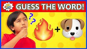Guess The Emoji Challenge Game with Ryan!