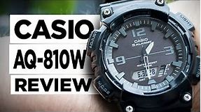 #CASIO AQ-S810W Tough Solar Watch (Module 5208) Hands on Review - Is it any good?