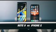 Samsung Galaxy NOTE 9 vs iPhone X - Battle of the $1000+ SMARTPHONES