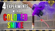 4 Tricks with Colored Smoke! How to Make Colored DIY Smoke Bomb And Pull Some Cool Smoke Tricks!