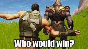 Thanos Vs One Defaulty Boi (Who would Win?)
