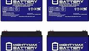 Mighty Max Battery 12V 35AH Gel Replacement Battery for UPS Systems Emergency Lighting - 4 Pack