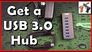 Anker USB 3.0 7 Port Powered Hub Review... GET MORE USB PORTS!