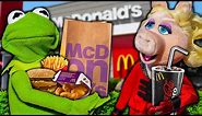 Miss Piggy and Kermit the Frog DISTRACT McDonalds Employees in Drive Thru!