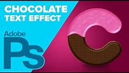 How to Create Chocolate Text in Photoshop