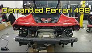 Ferrari 488 GTB Is In Pieces! First Time Taking A Ferrari Apart