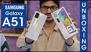Samsung Galaxy A51 Unboxing in Pakistan | Price in PKR | 48MP Quad Camera Setup