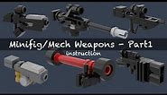 Lego Mnifig/Mech Weapons Part1