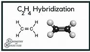 C2H4 Hybridization (Ethylene)