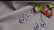 Beebeecraft tutorials on making Beautiful wire wrapped music Note Earrings