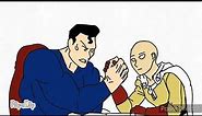 Saitama vs Superman arm wrestling